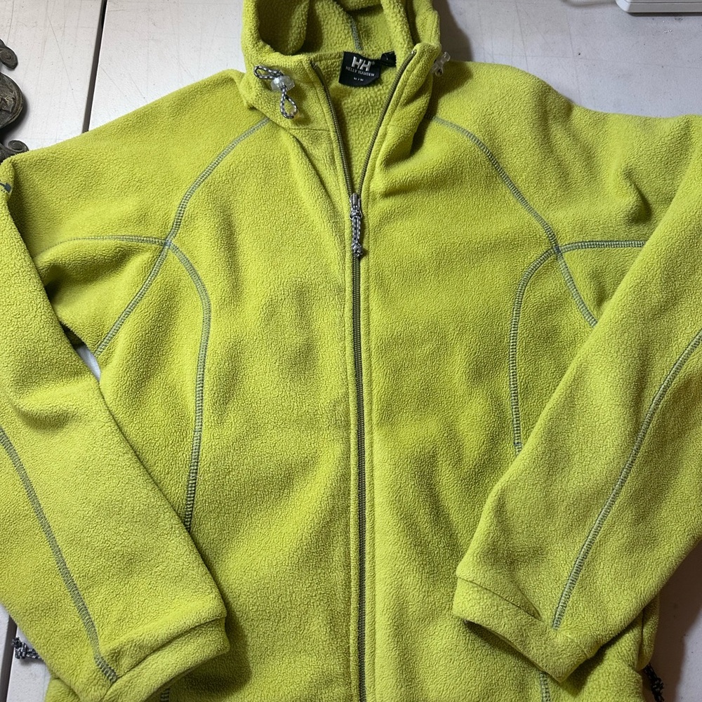 Helly Hansen Bright Green Fleece Hoodie
